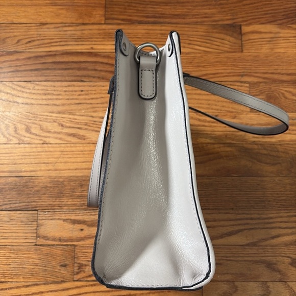 Patricia Nash Leather Ava Medium Woven Tote Stone - Picture 8 of 16